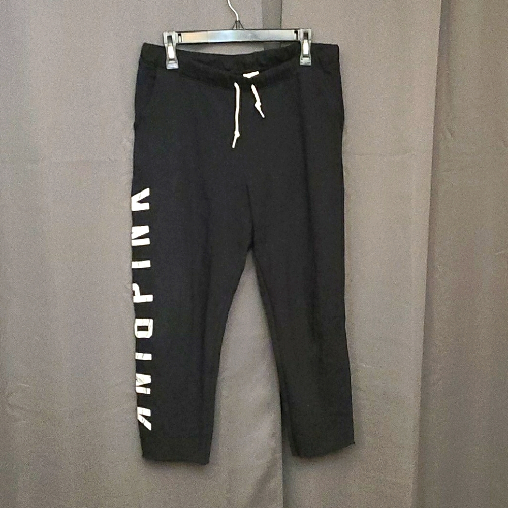 Saved* Cropped VS Pink sweat pants